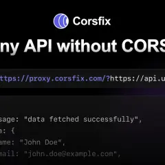 Fetch API bez błędów CORS dzięki Corsfix. Przykład kodu pokazuje, jak pobrać dane z dowolnego URL-a.