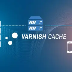 Serwery i urządzenia mobilne połączone z systemem Varnish Cache, zapewniającym szybki dostęp do danych.