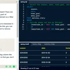 SQL CASE: kod filtruje mecze, w których Bologna wygrała, używając CASE w klauzuli WHERE.