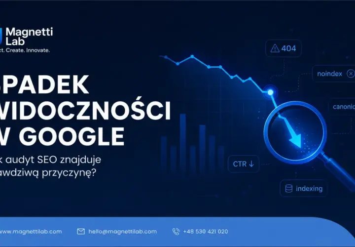 Spadek widoczności w Google? Audyt SEO znajdzie przyczynę. Sprawdź, czy Twoja strona jest test mobile friendly.