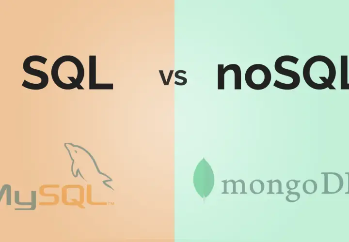 Porównanie rodzajów baz danych: SQL (MySQL) vs. NoSQL (MongoDB).